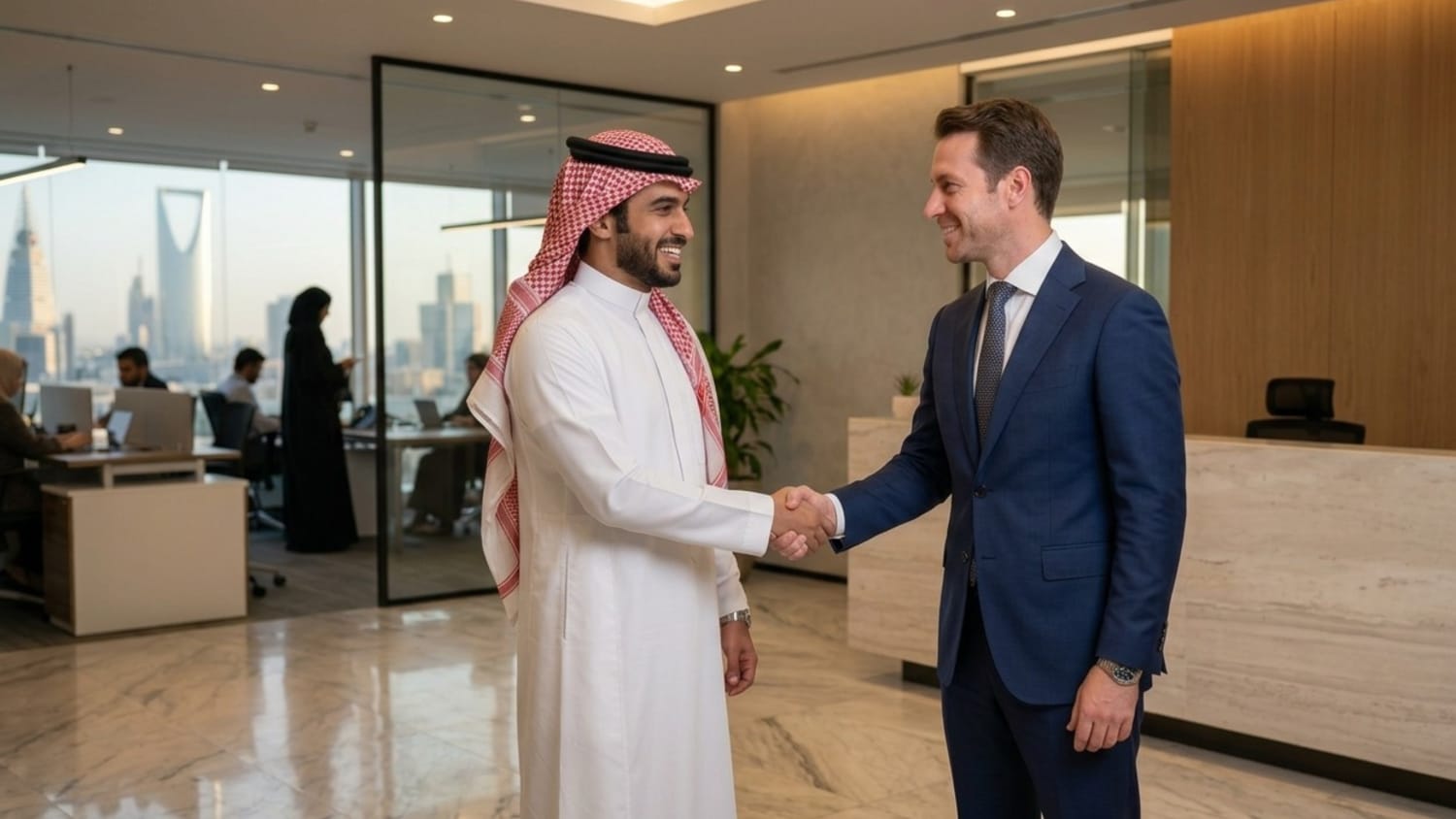 شراكة أعمال سعودية